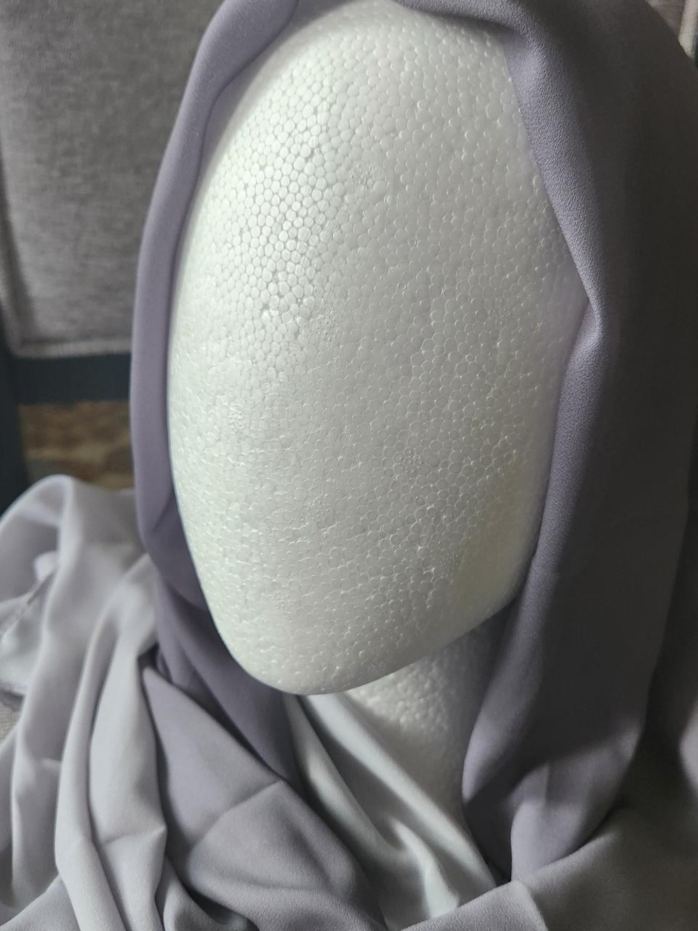 Light Grey Muslim Hijab Scarf